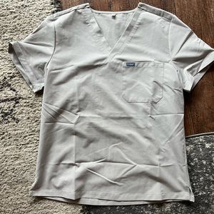 One pocket scrub top